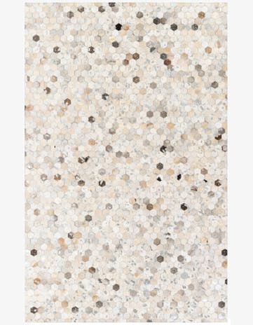 5' 1 x 8' Cowhide Stocks Rug