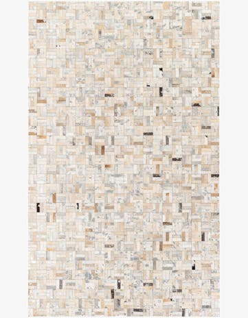 4' 11 x 8' 1 Cowhide Stocks Rug