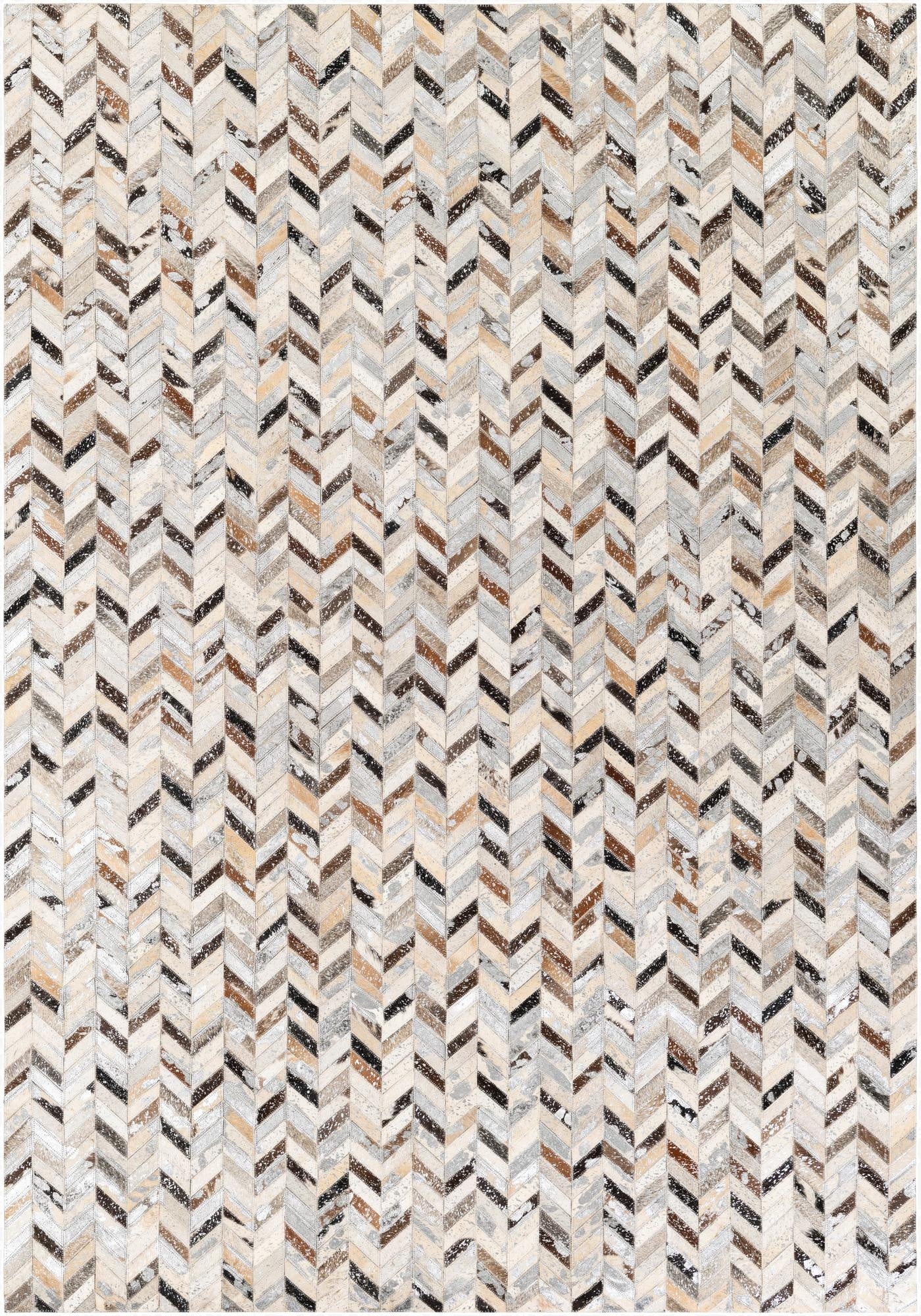 5' 3 x 7' 6 Cowhide Stocks Rug