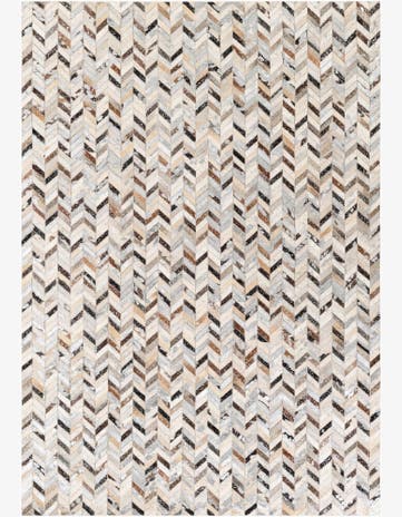 5' 3 x 7' 6 Cowhide Stocks Rug