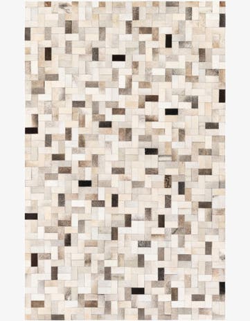 5' x 7' 11 Cowhide Stocks Rug