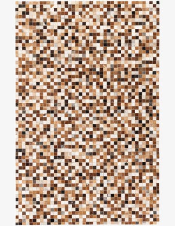 5' 2 x 7' 11 Cowhide Stocks Rug