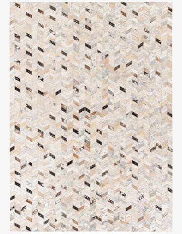 5' 4 x 7' 5 Cowhide Stocks Rug