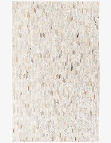 4' 11 x 8' Cowhide Stocks Rug