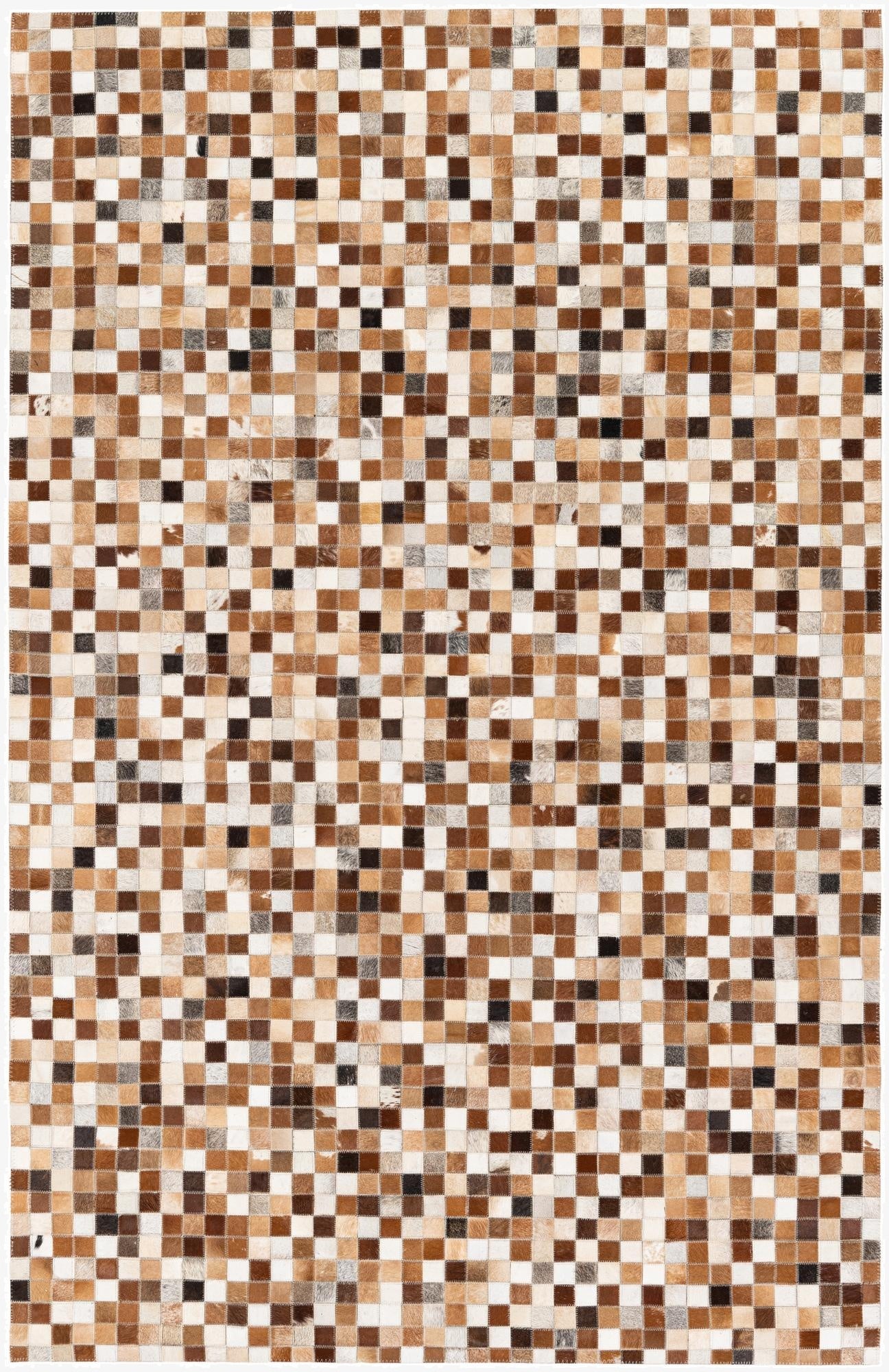 5' x 7' 10 Cowhide Stocks Rug