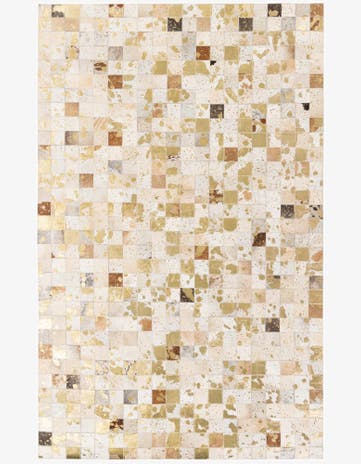 5' 2 x 8' 1 Cowhide Stocks Rug