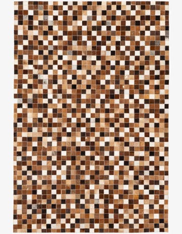 4' x 5' 11 Cowhide Stocks Rug