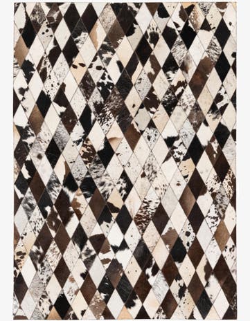 4' x 5' 10 Cowhide Stocks Rug