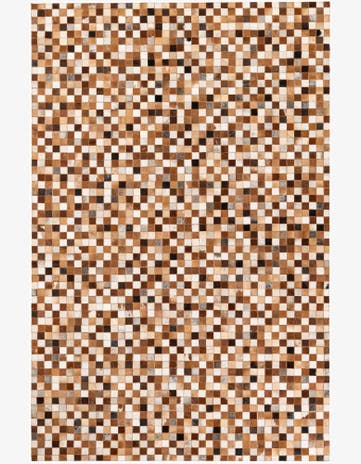 5' 2 x 8' Cowhide Stocks Rug