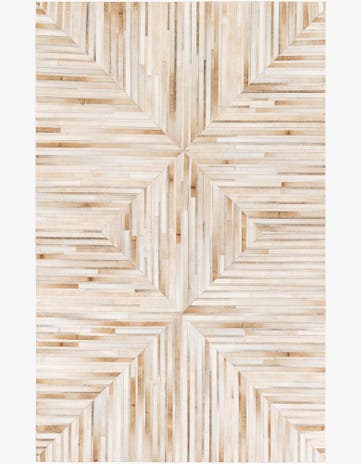 5' x 8' Cowhide Stocks Rug