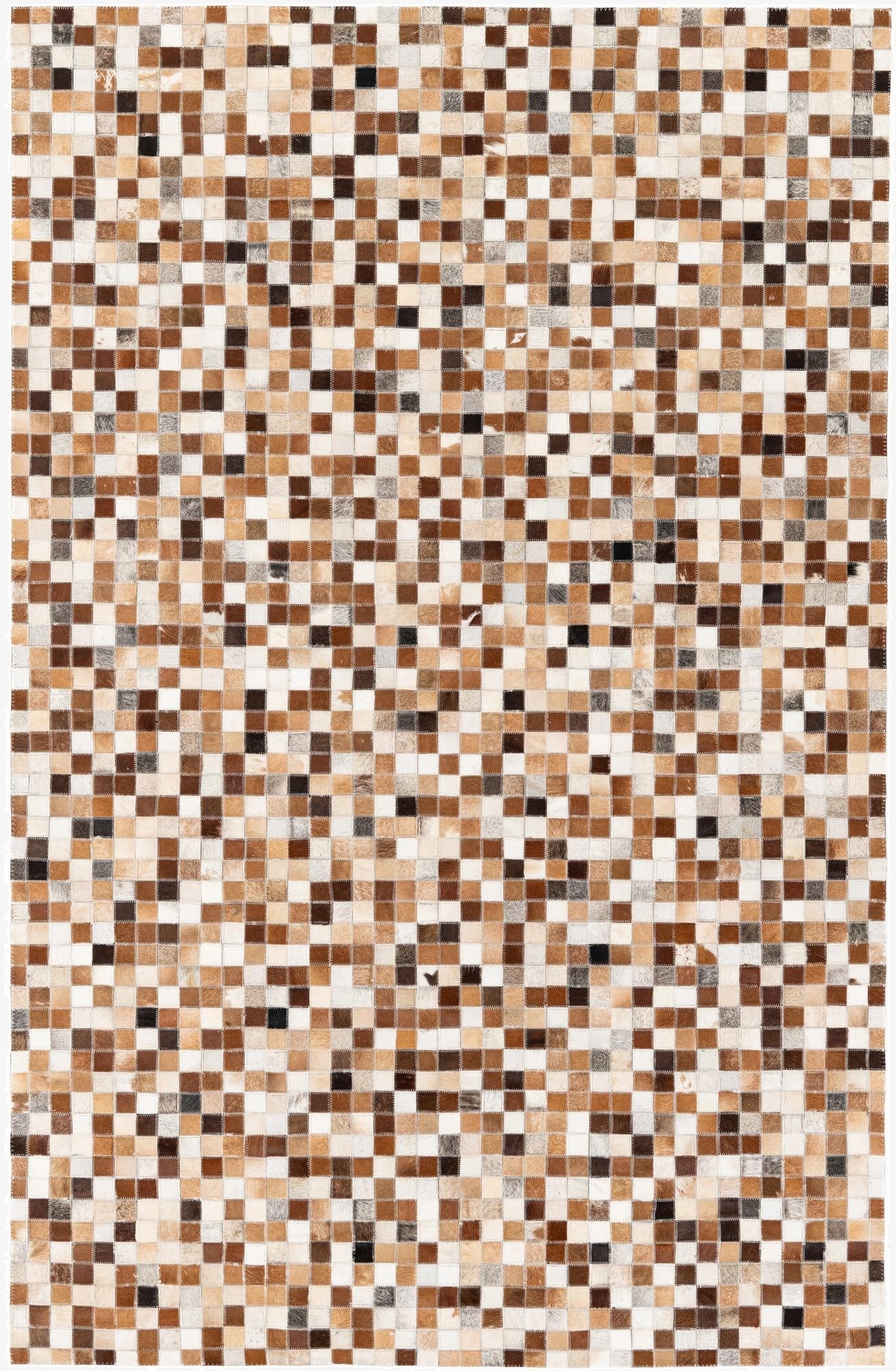 5' 1 x 7' 11 Cowhide Stocks Rug