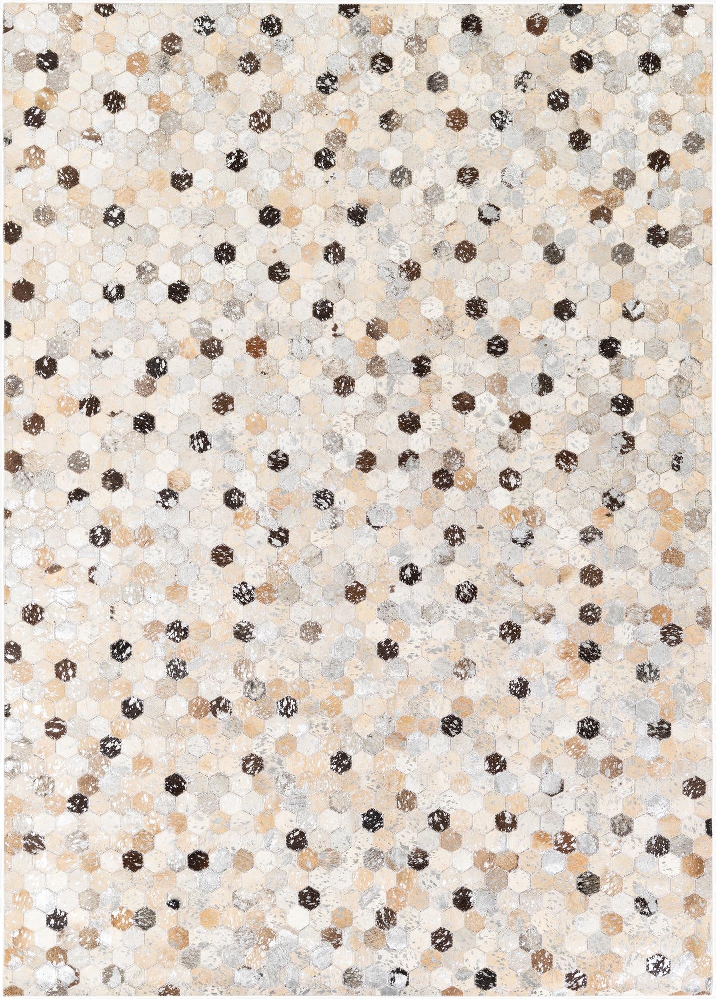 5' 3 x 7' 6 Cowhide Stocks Rug