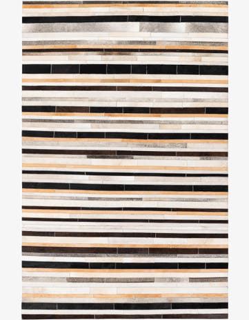 5' 1 x 7' 11 Cowhide Stocks Rug