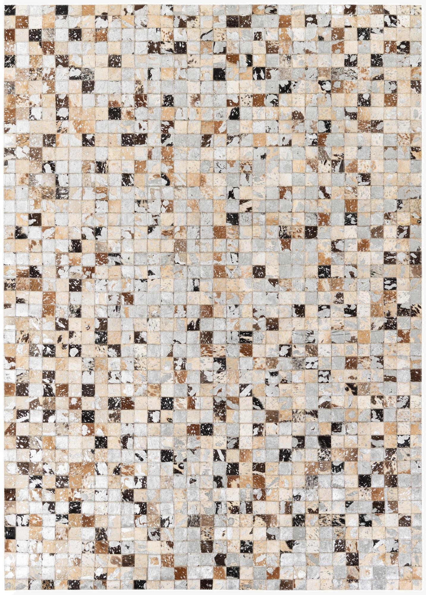 5' 3 x 7' 3 Cowhide Stocks Rug