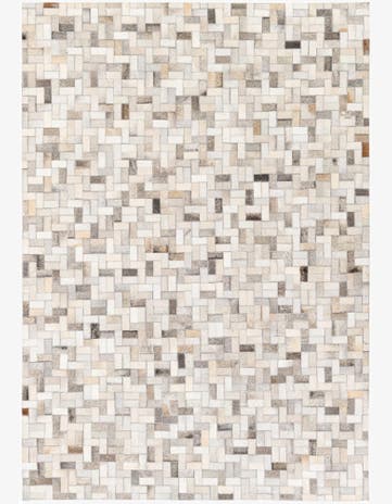 4' 8 x 6' 6 Cowhide Stocks Rug