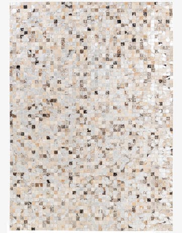 5' 4 x 7' 7 Cowhide Stocks Rug