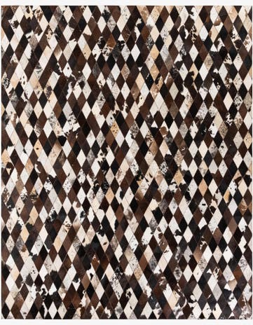 8' 2 x 10' 2 Cowhide Stocks Rug