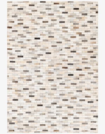 4' x 5' 11 Cowhide Stocks Rug