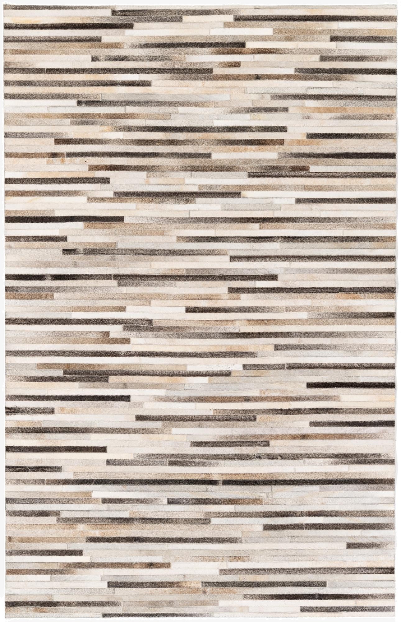 5' 1 x 8' Cowhide Stocks Rug