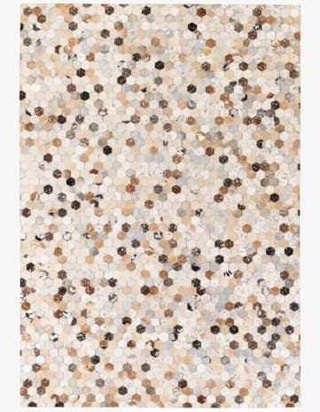 5' 2 x 7' 5 Cowhide Stocks Rug