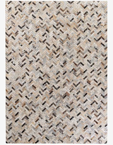 5' 4 x 7' 6 Cowhide Stocks Rug