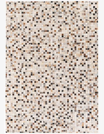 5' 3 x 7' 6 Cowhide Stocks Rug