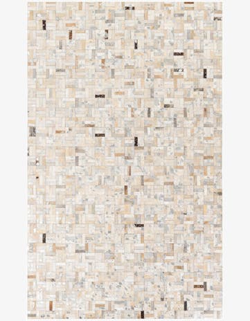 4' 11 x 8' 1 Cowhide Stocks Rug