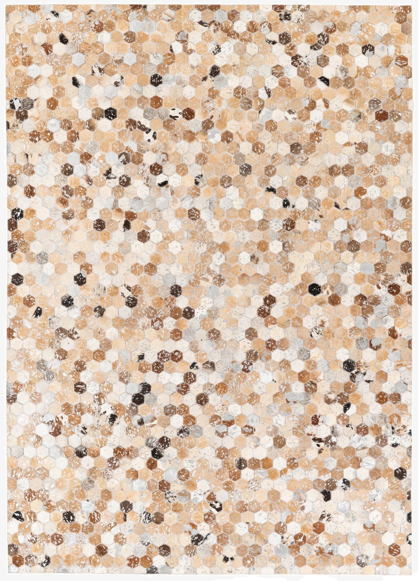 5' 4 x 7' 7 Cowhide Stocks Rug