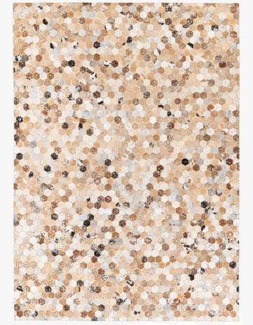 5' 4 x 7' 7 Cowhide Stocks Rug