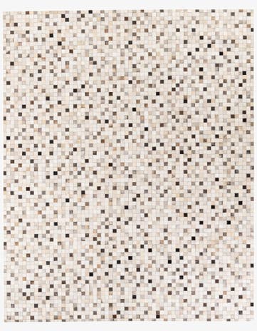 8' 1 x 10' Cowhide Stocks Rug