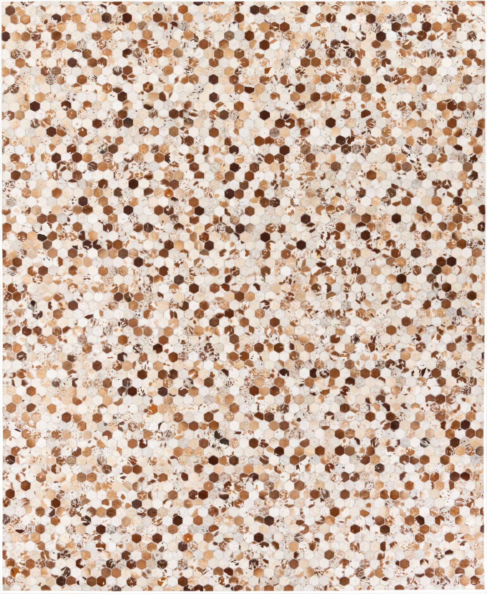 8' 1 x 9' 10 Cowhide Stocks Rug