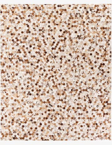 8' 1 x 9' 10 Cowhide Stocks Rug