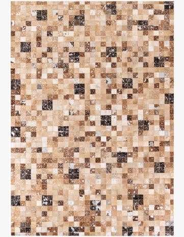 5' 2 x 7' 6 Cowhide Stocks Rug