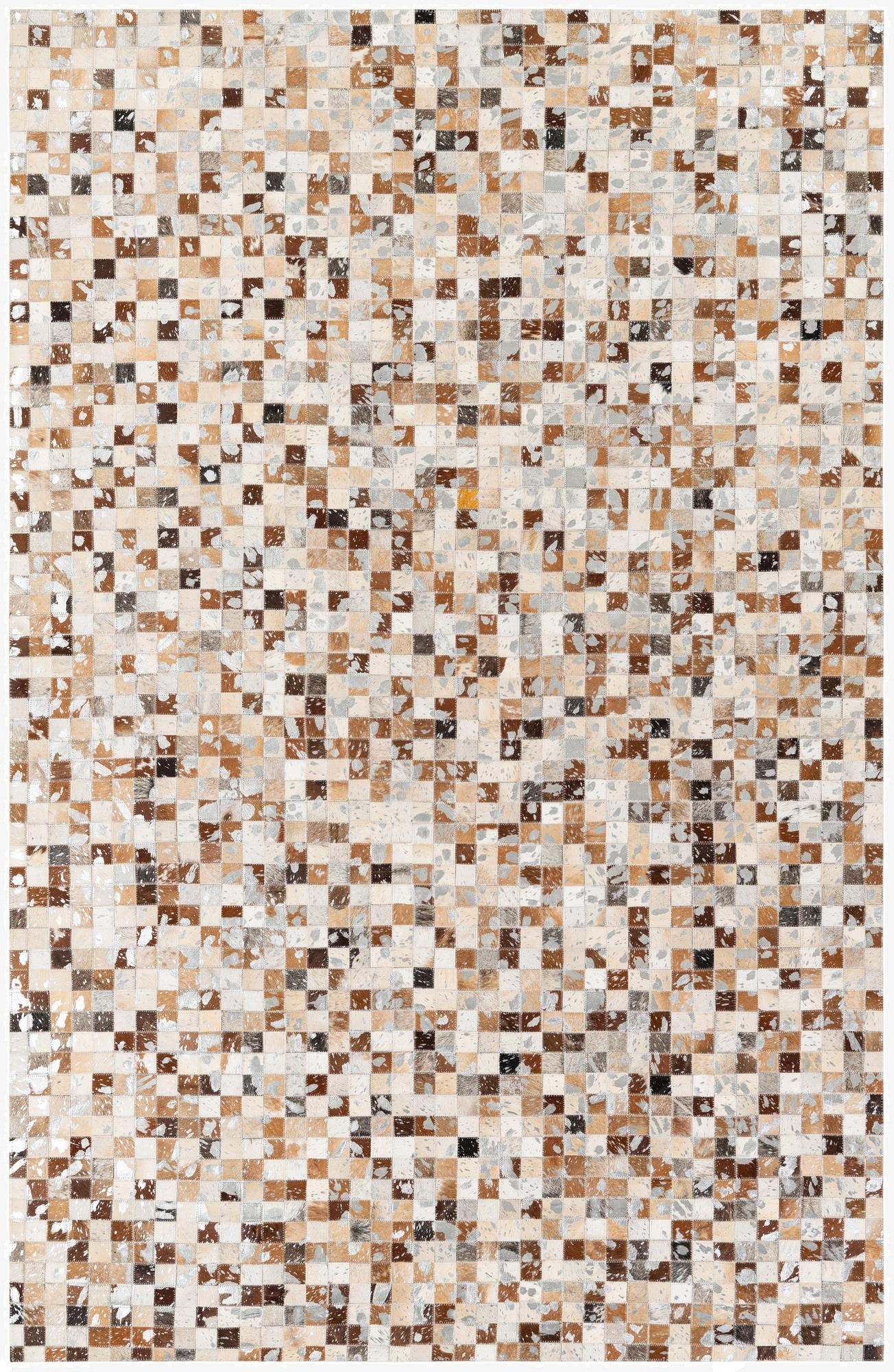 5' 1 x 8' Cowhide Stocks Rug