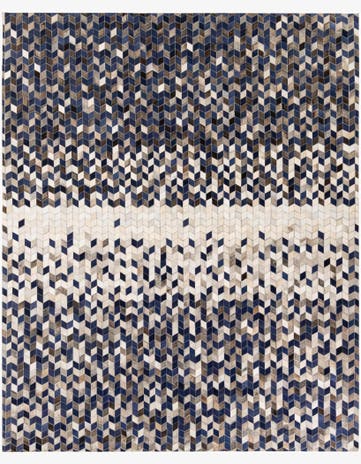 8' x 9' 11 Cowhide Stocks Rug