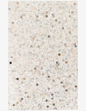 5' 1 x 8' Cowhide Stocks Rug