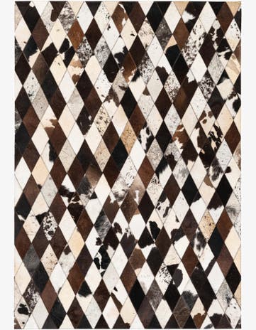4' x 5' 11 Cowhide Stocks Rug