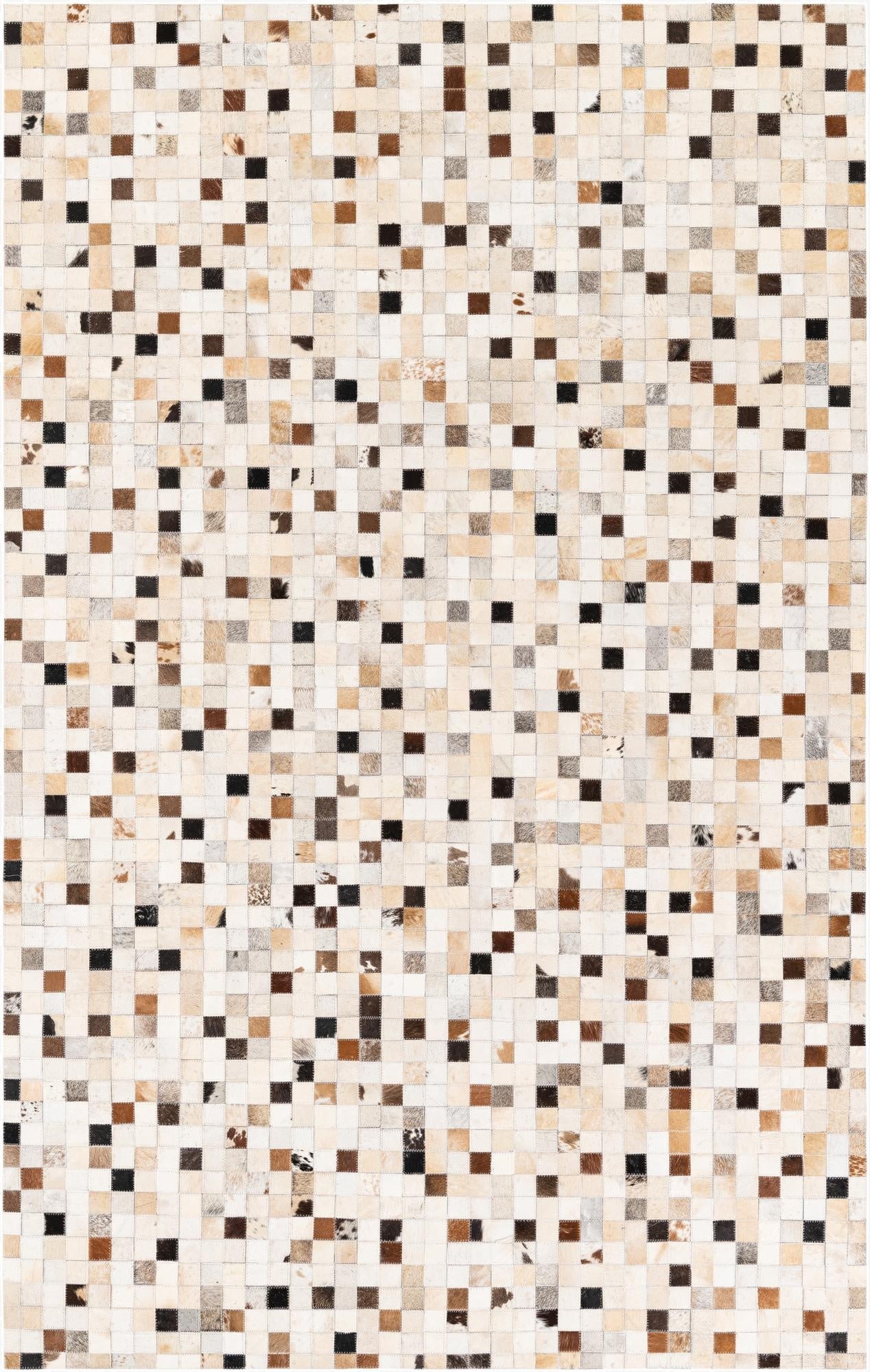 5' x 8' Cowhide Stocks Rug