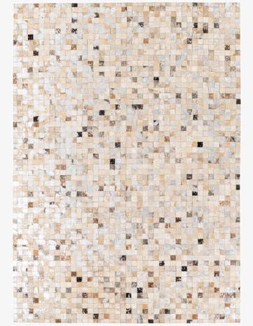 5' 3 x 7' 5 Cowhide Stocks Rug