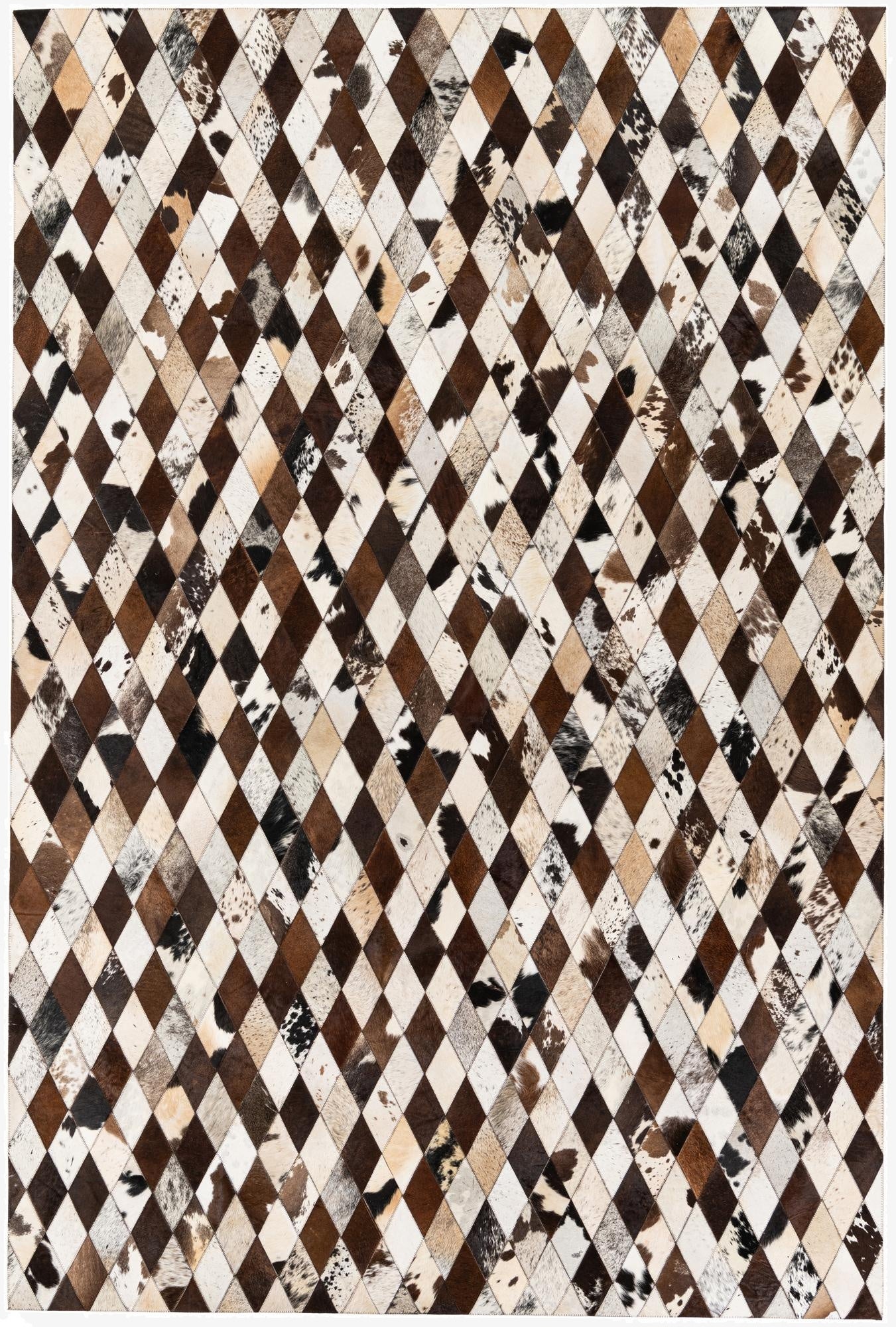 6' 7 x 9' 10 Cowhide Stocks Rug