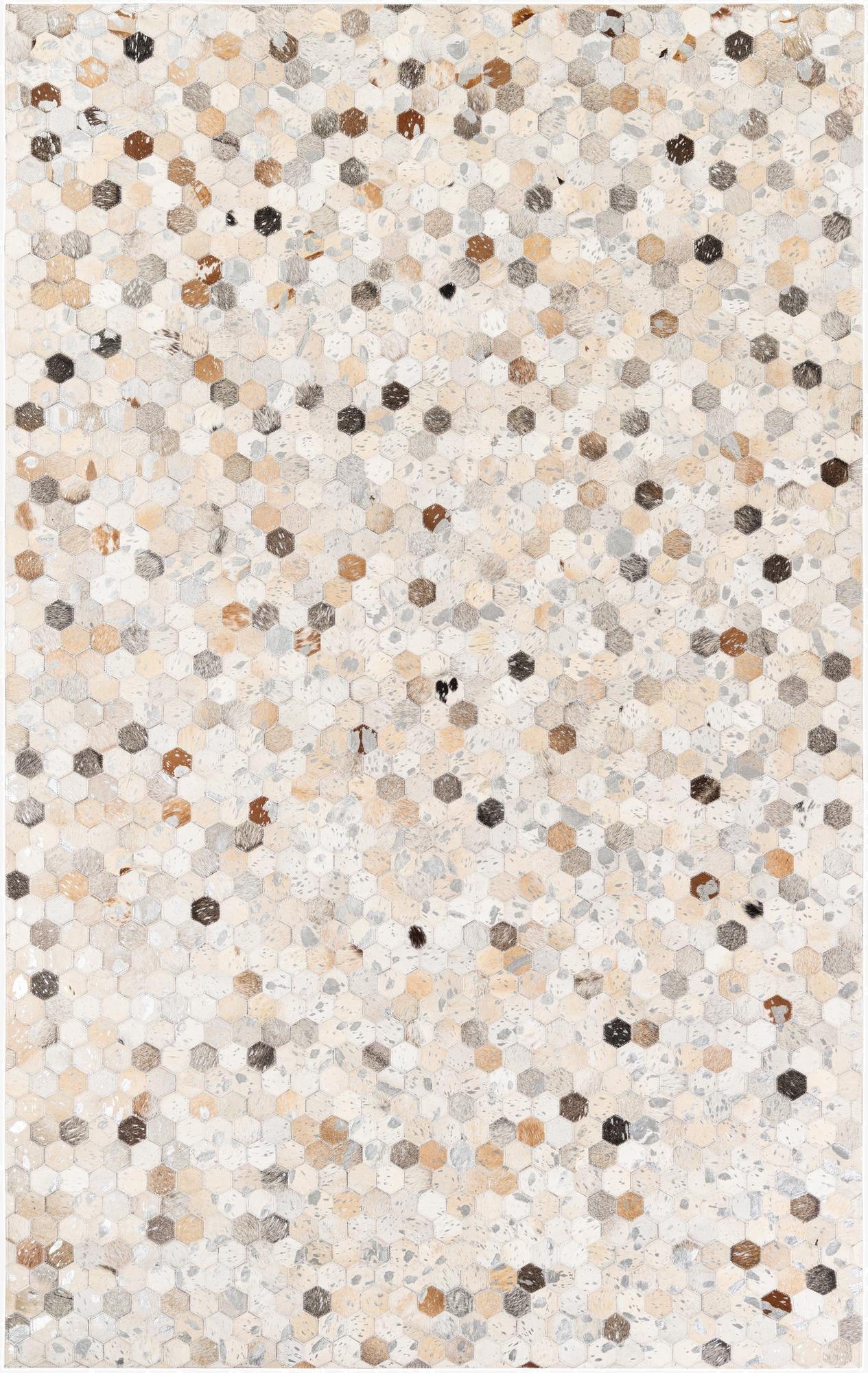 5' 1 x 8' 1 Cowhide Stocks Rug