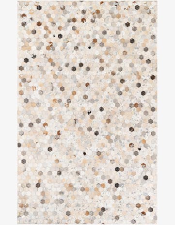5' 1 x 8' 1 Cowhide Stocks Rug