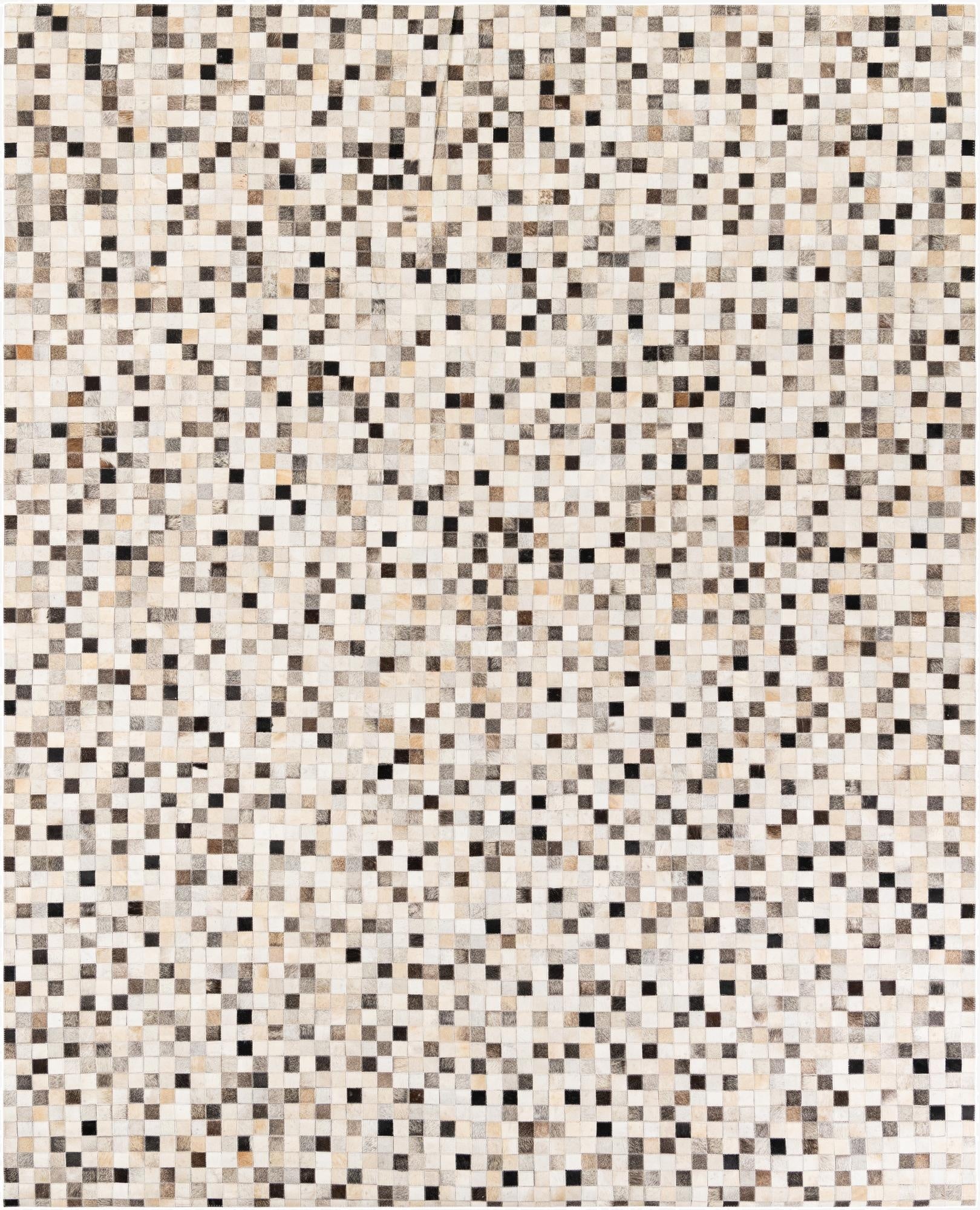 7' 11 x 9' 10 Cowhide Stocks Rug