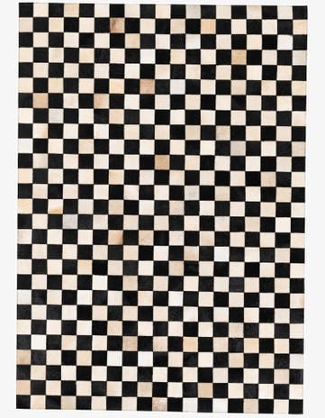 4' 9 x 6' 8 Cowhide Stocks Rug