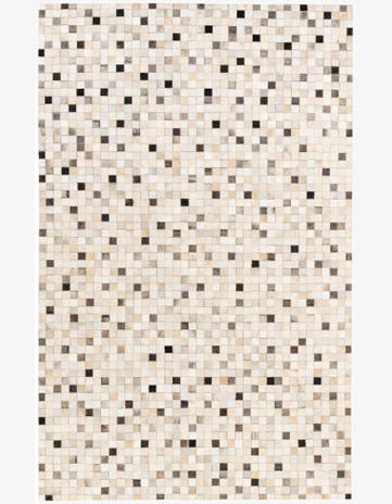 5' x 7' 11 Cowhide Stocks Rug