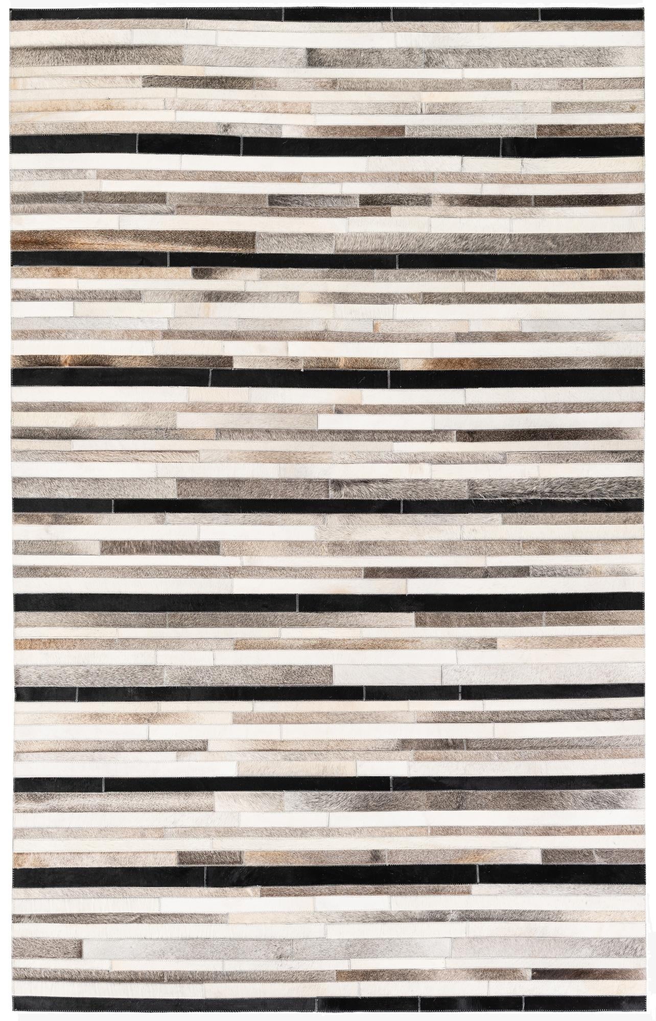 5' x 8' Cowhide Stocks Rug