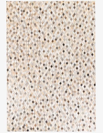 6' 8 x 9' 9 Cowhide Stocks Rug