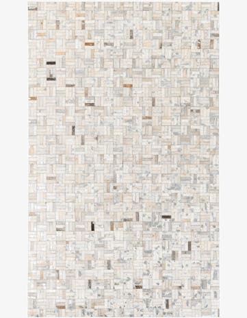 4' 11 x 8' 1 Cowhide Stocks Rug