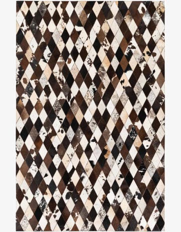 5' 2 x 8' 1 Cowhide Stocks Rug