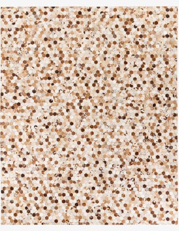 8' x 9' 10 Cowhide Stocks Rug